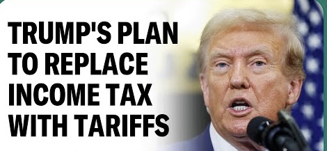 Replace the income tax with&nbsp;tariffs?