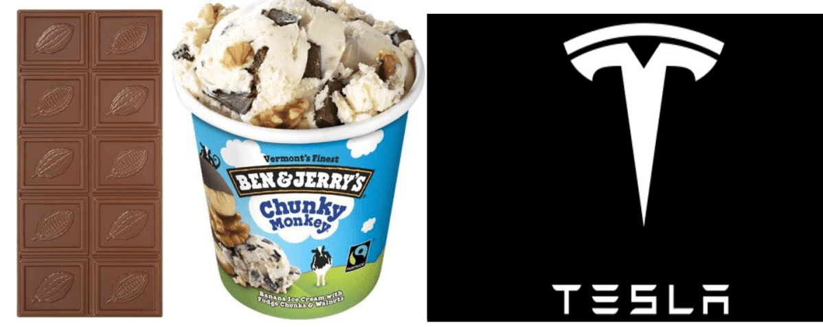 Tesla, Ben and Jerry’s and Real&nbsp;Chocolate