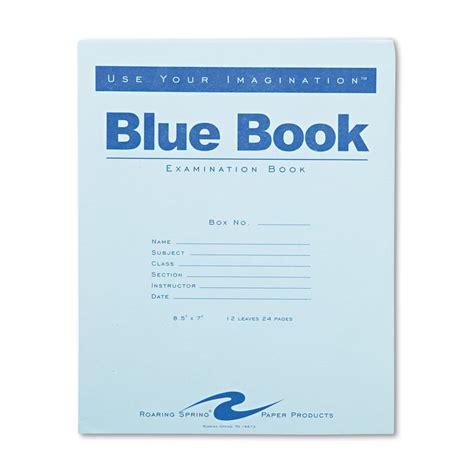 Bring back blue books?